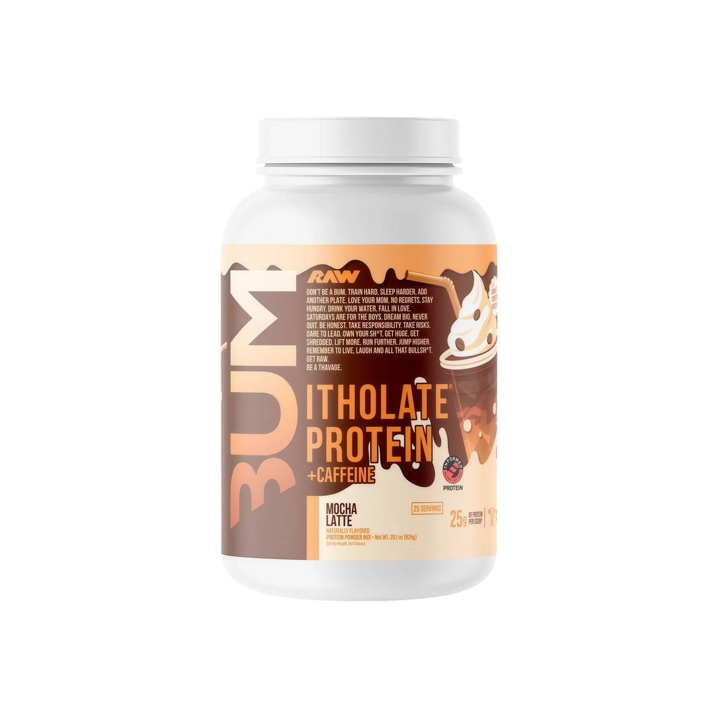 Raw Nutrition BUM Itholate Protein Powder 25 Servings
