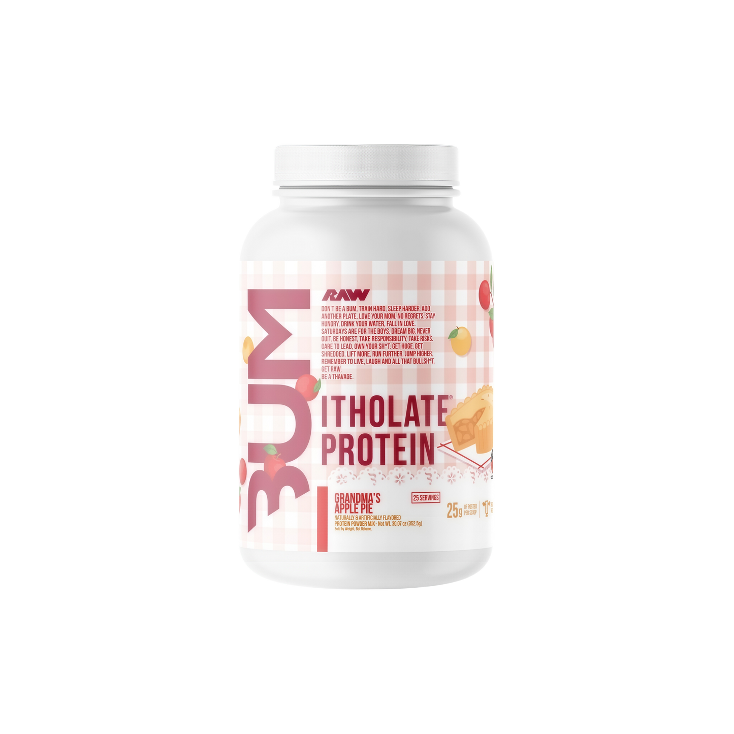 Raw Nutrition BUM Itholate Protein Powder 25 Servings